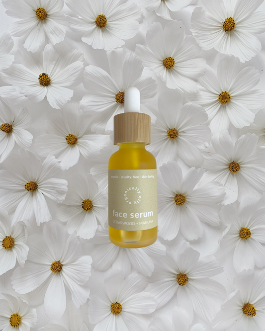 Organic face serum Organically oily