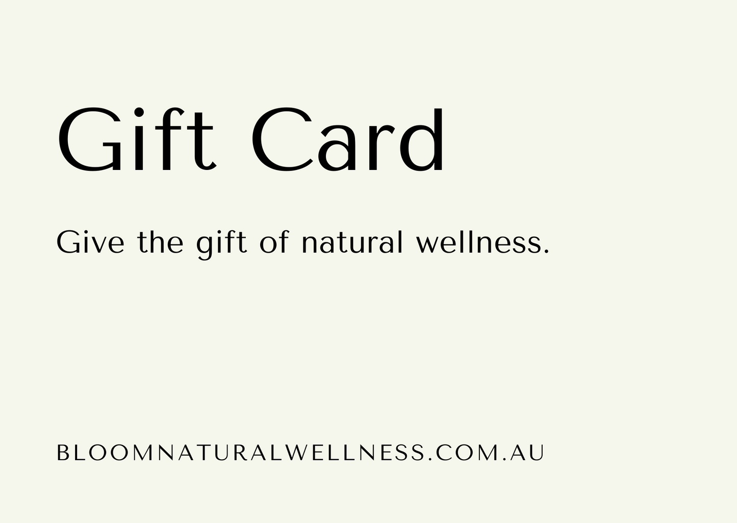 Gift Card