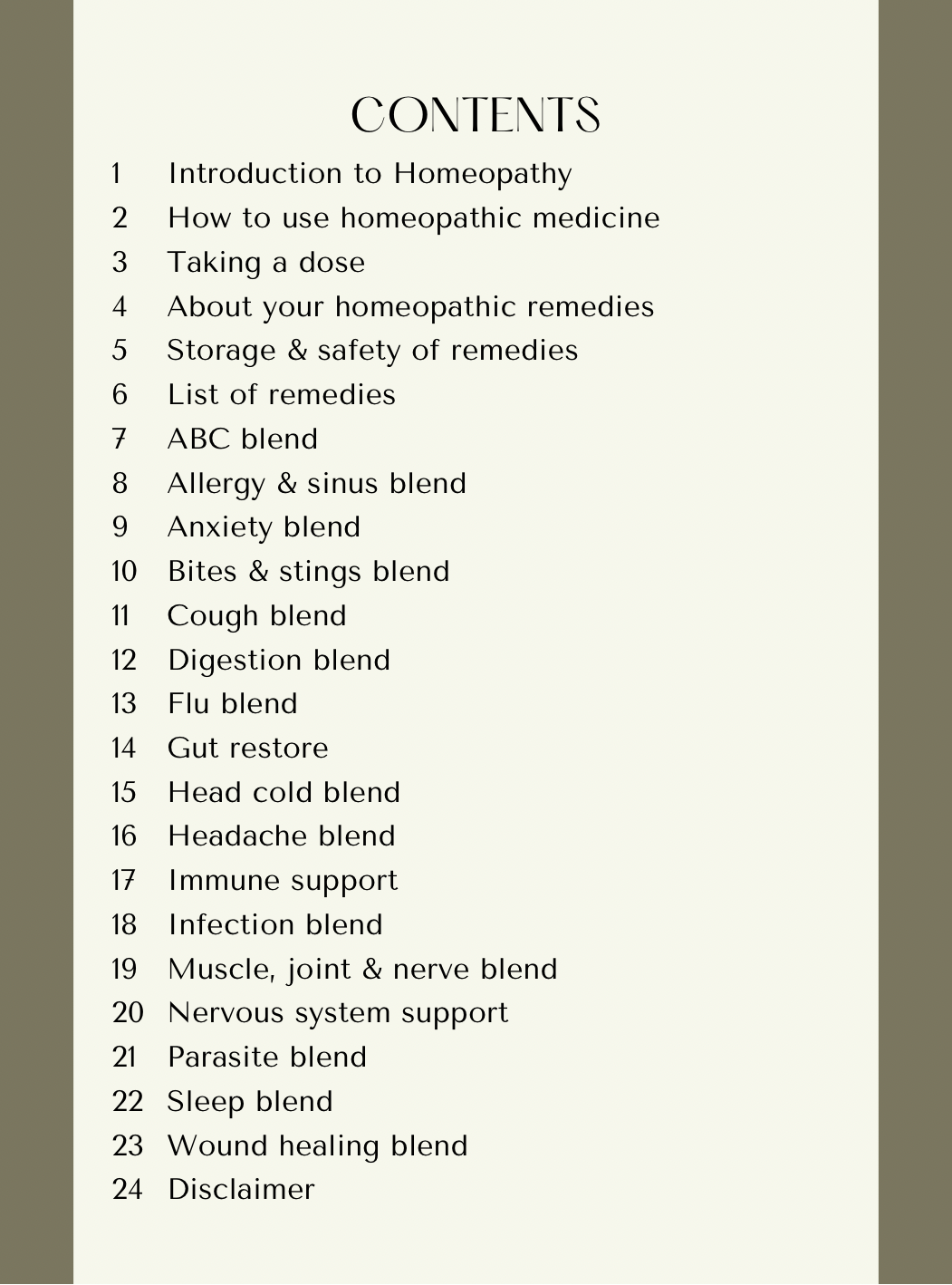 Homeopathic Blend Remedy Kit - Custom 10 Remedies