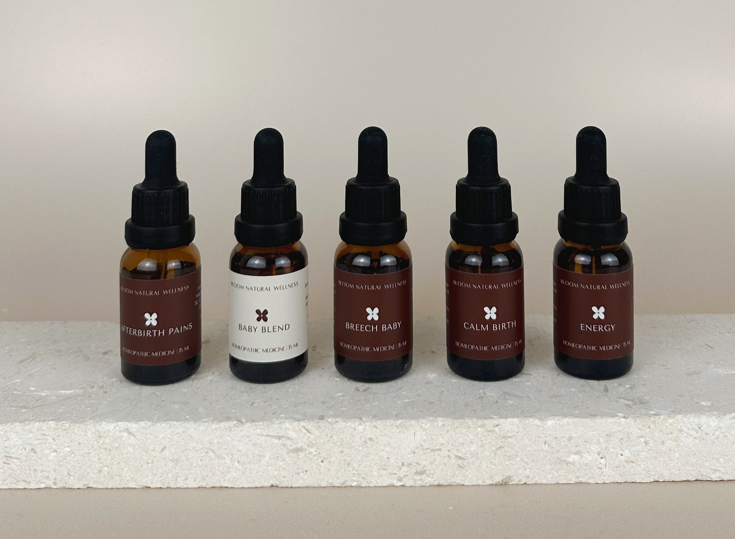 Homeopathic Mother & Baby kit - Pregnancy, birth & postpartum - Custom 5 or 10 remedies