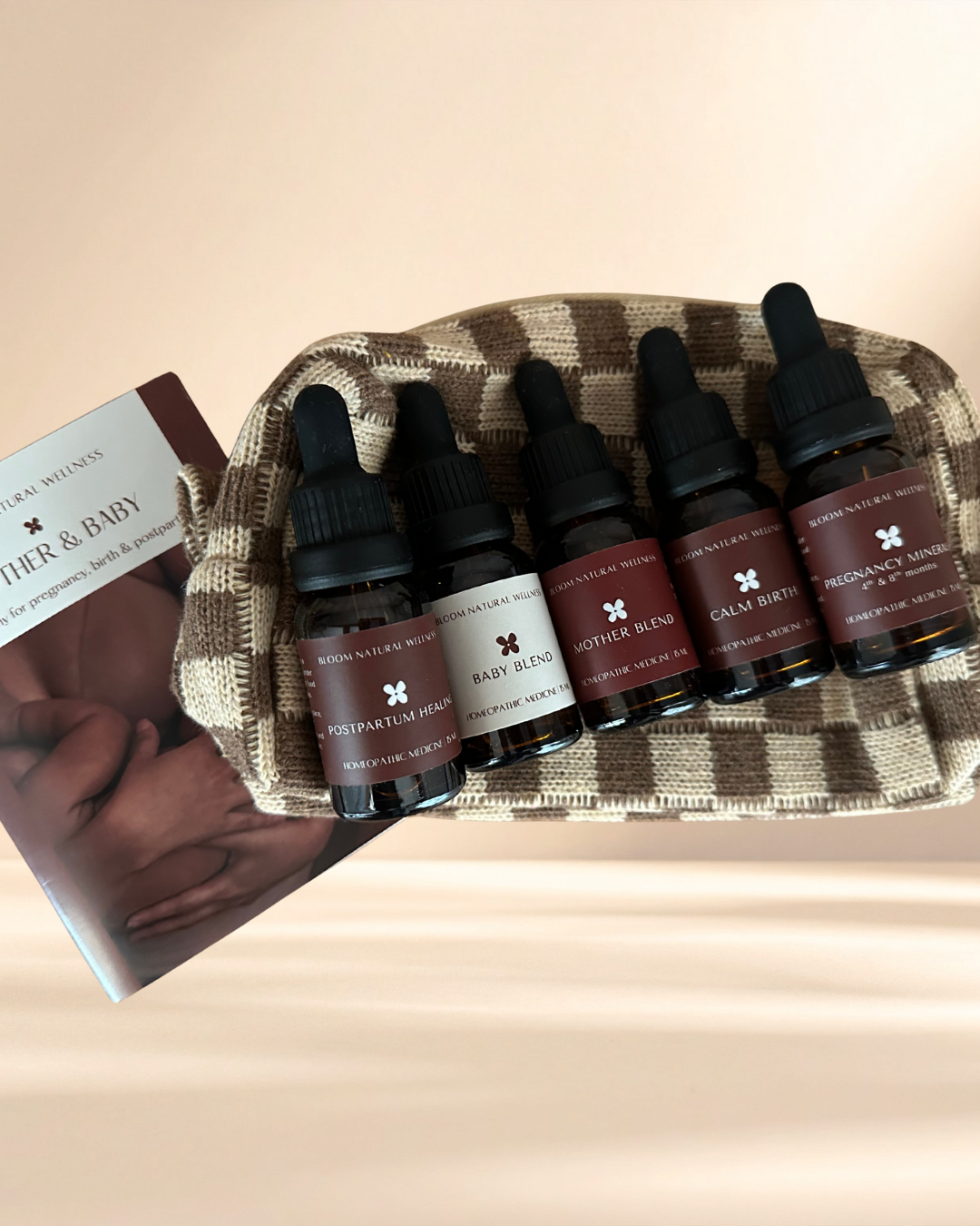 Homeopathic Mother & Baby kit - Pregnancy, birth & postpartum - Custom 5 or 10 remedies