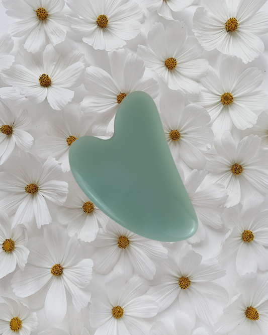 Jade Stone Gua Sha Organically oily