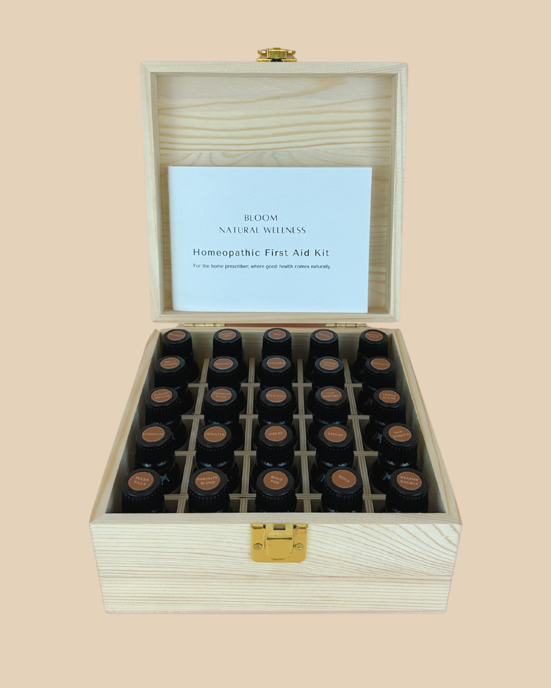 Homeopathic First Aid Kit - 25 Homeopathic Remedies